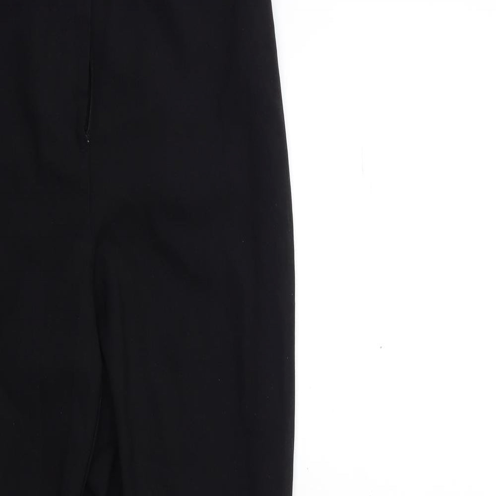 F&F Womens Black   Trousers  Size 12 L28 in