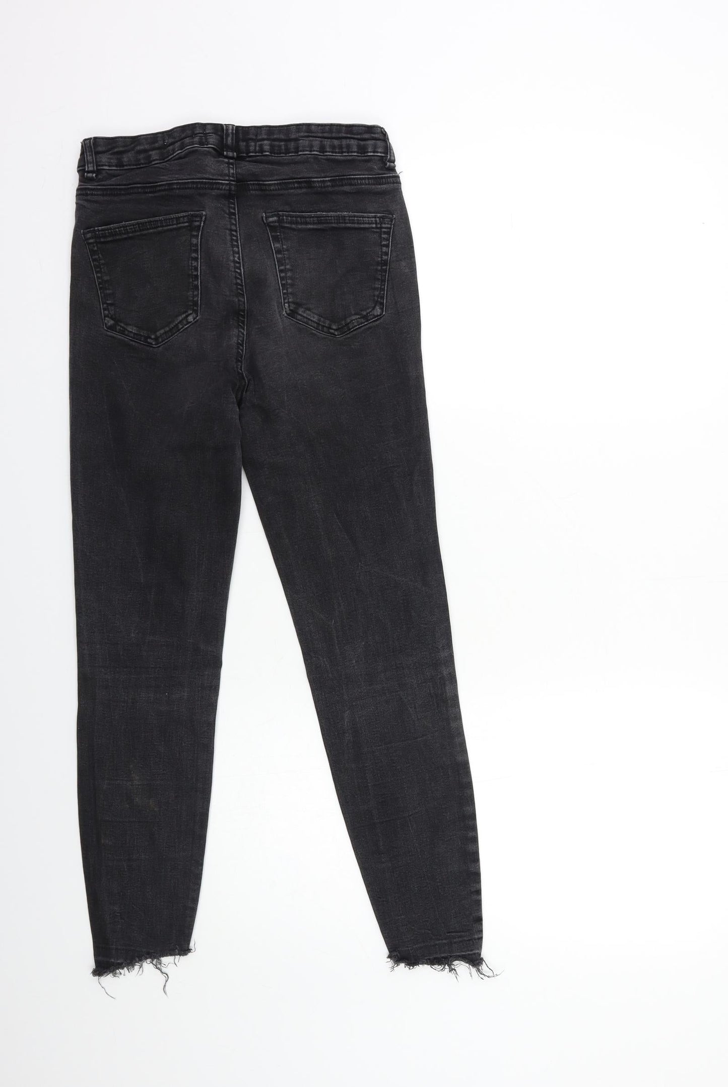 New Look Womens Black  Denim Skinny Jeans Size 10 L25 in