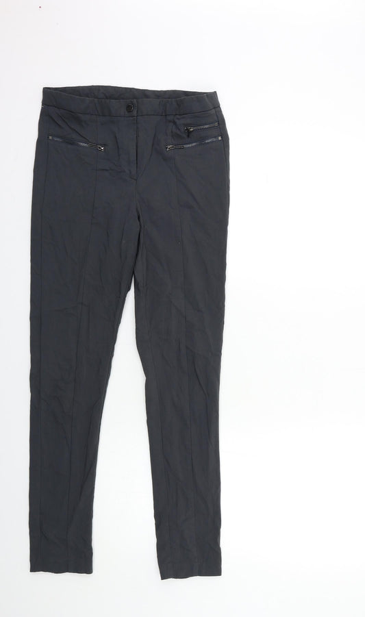 Womens UK Size 10 Dorothy Perkins Regular Fit  Grey Trousers