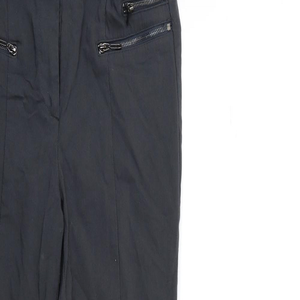 Womens UK Size 10 Dorothy Perkins Regular Fit  Grey Trousers