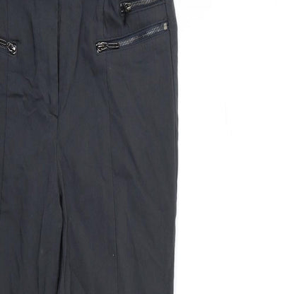 Womens UK Size 10 Dorothy Perkins Regular Fit  Grey Trousers