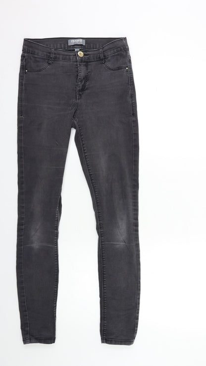 Dorothy Perkins Womens Green  Denim Skinny Jeans Size 8 L30 in