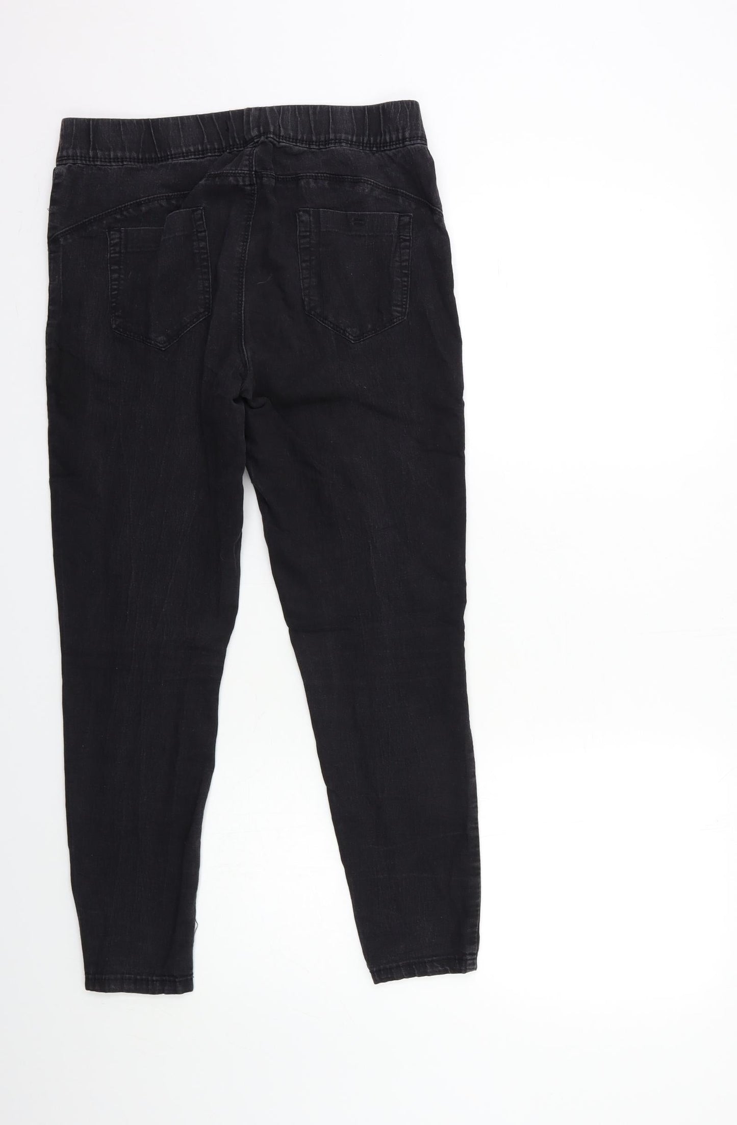 Denim & Co. Womens Blue  Denim Jegging Jeans Size 12 L26 in