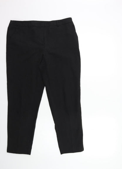 Womens UK Size 12 Dorothy Perkins Regular Fit  Black Trousers
