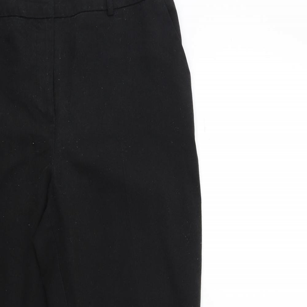 Womens UK Size 12 Dorothy Perkins Regular Fit  Black Trousers