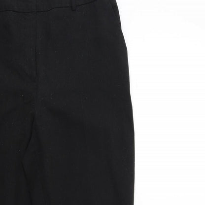 Womens UK Size 12 Dorothy Perkins Regular Fit  Black Trousers