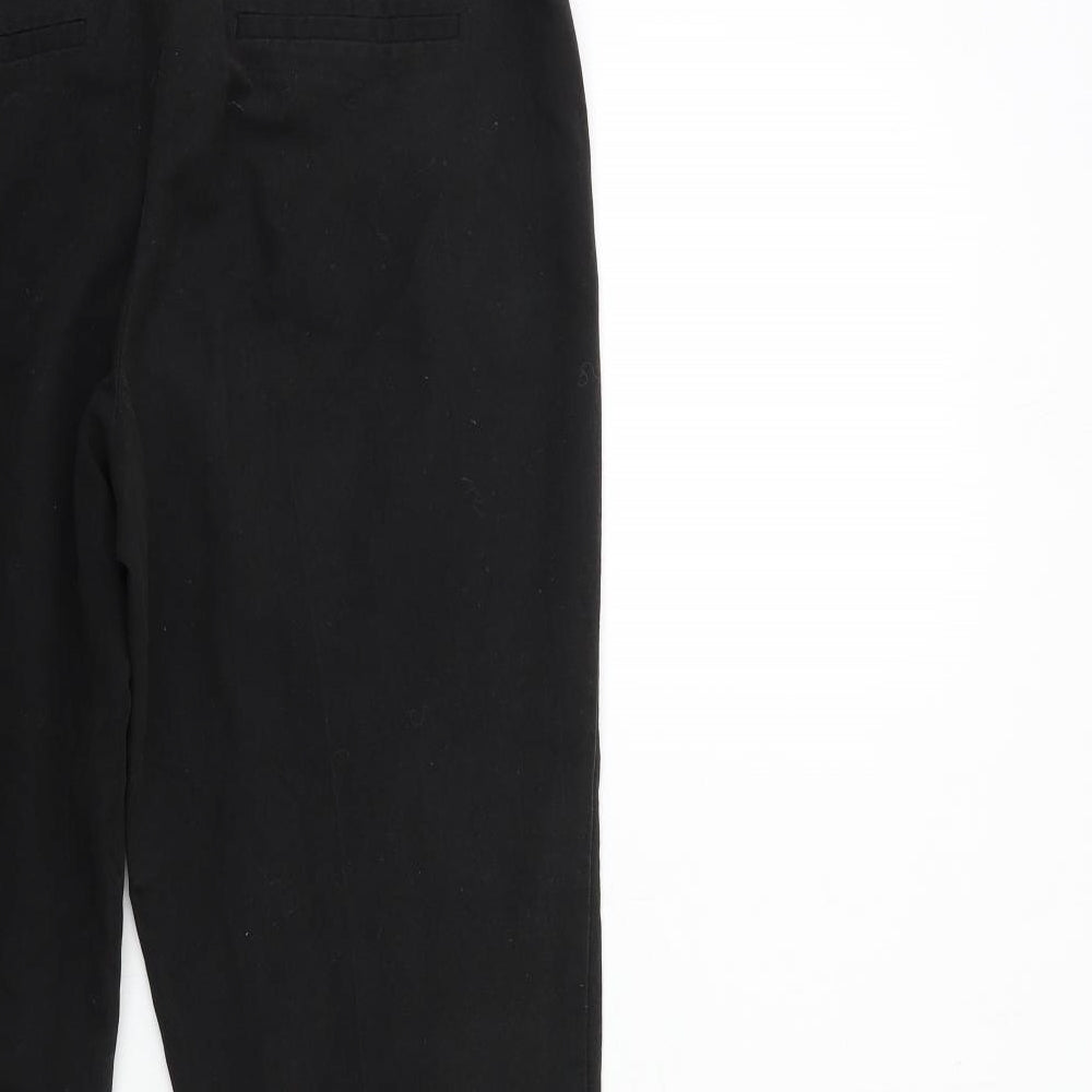 Womens UK Size 12 Dorothy Perkins Regular Fit  Black Trousers