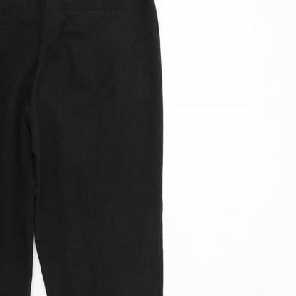 Womens UK Size 12 Dorothy Perkins Regular Fit  Black Trousers