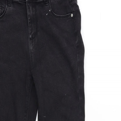 Denim & Co. Girls Black  Denim Skinny Jeans Size 9-10 Years