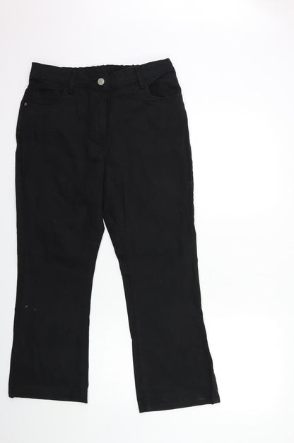 christie Womens Black  Denim Bootcut Jeans Size 34 in L28 in
