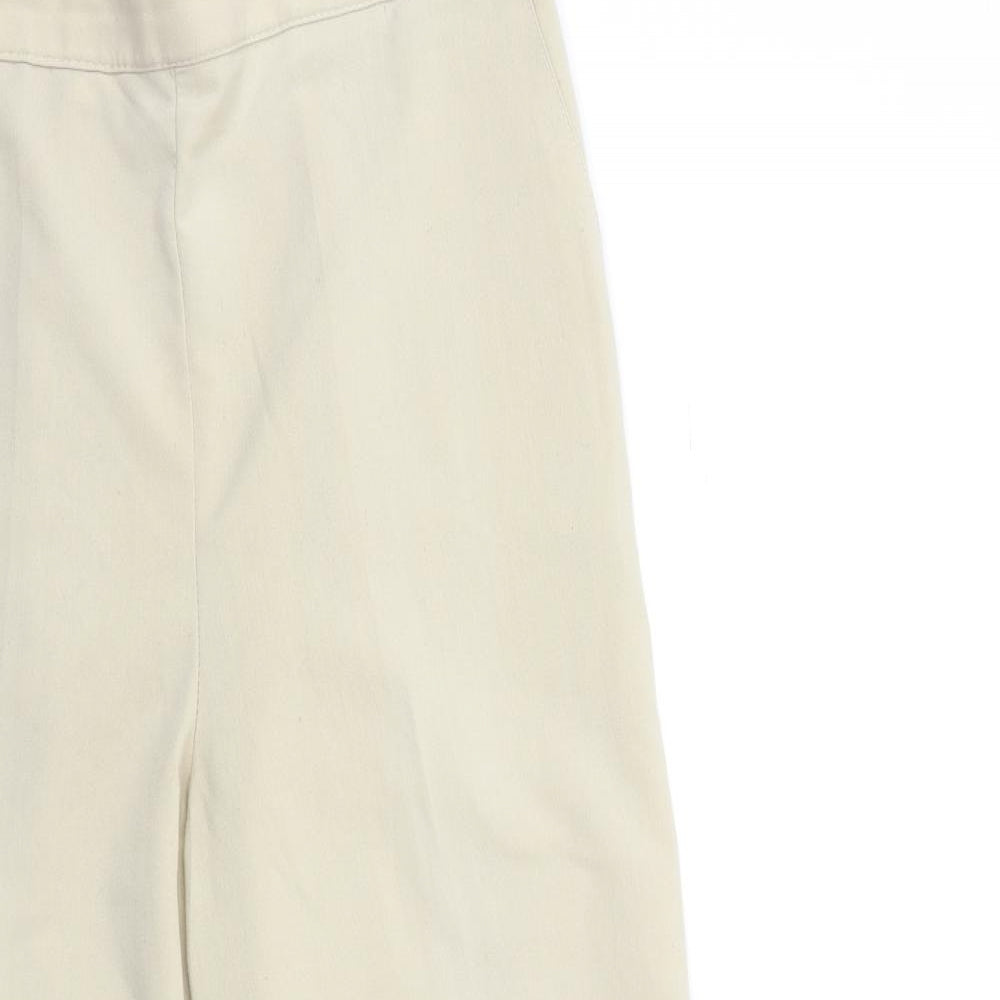 Womens UK Size 28 in Preworn Regular Fit  Beige Trousers