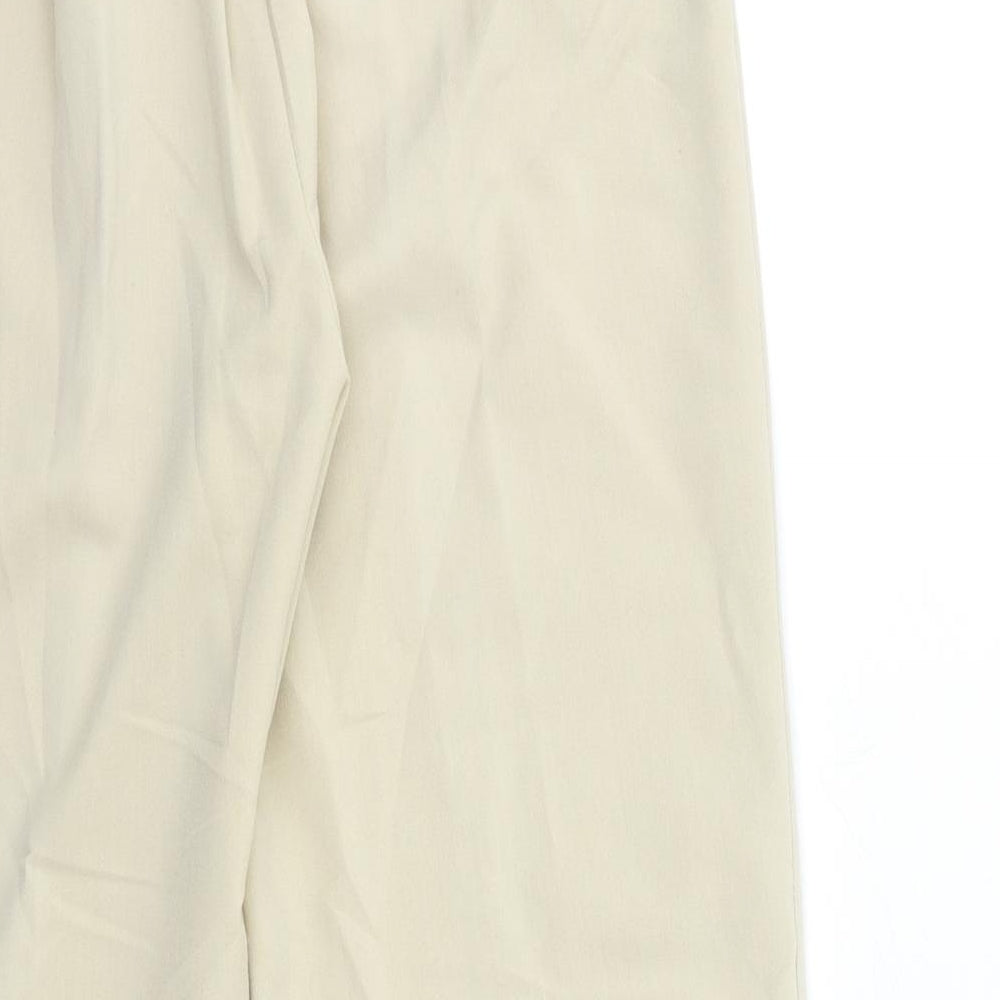 Womens UK Size 28 in Preworn Regular Fit  Beige Trousers