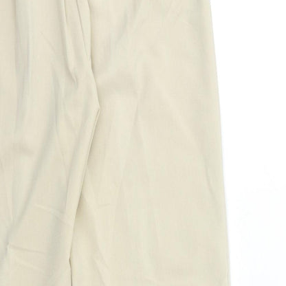 Womens UK Size 28 in Preworn Regular Fit  Beige Trousers