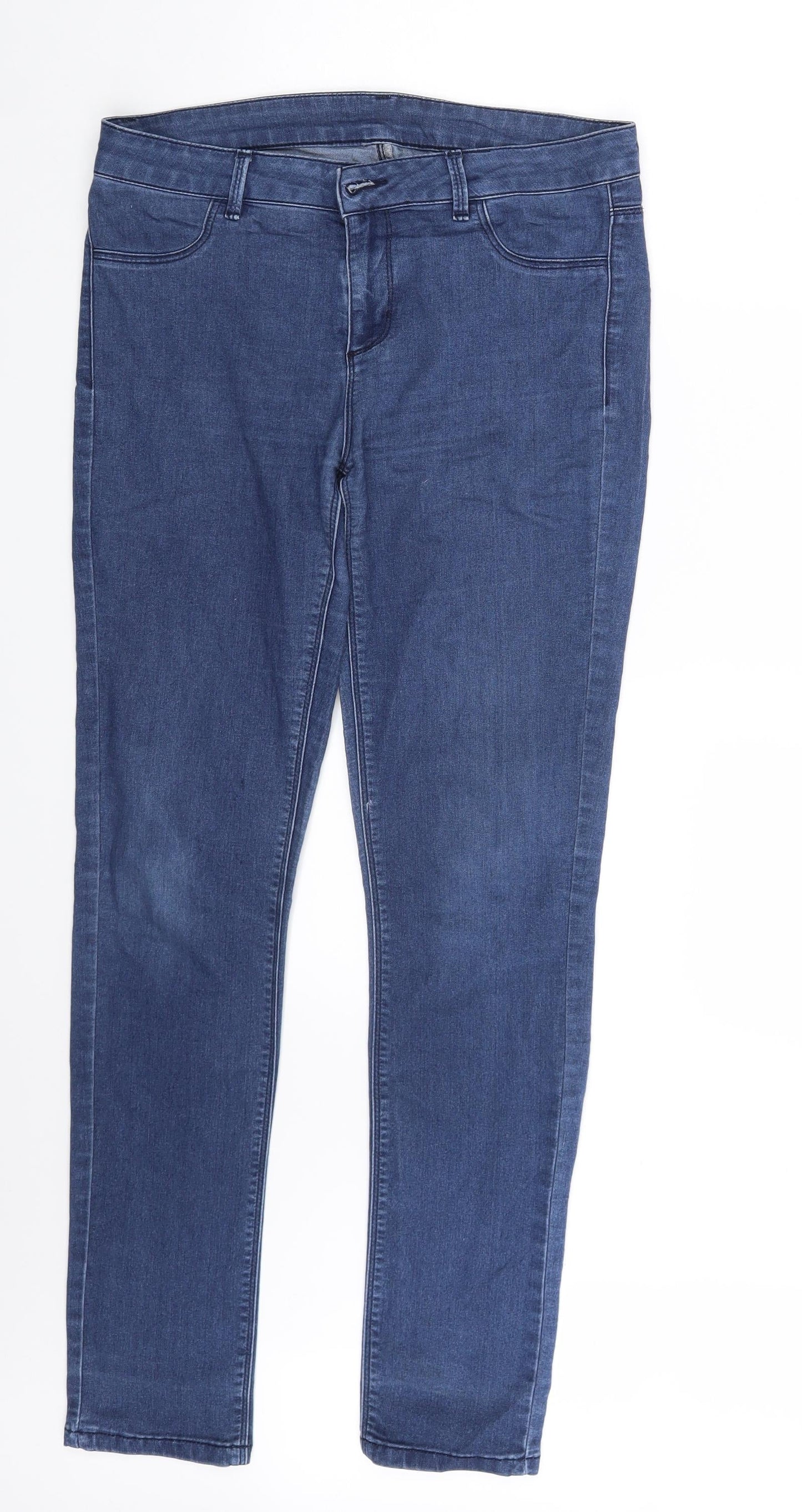 Womens UK Size One Size Preworn  Jegging Blue Leggings