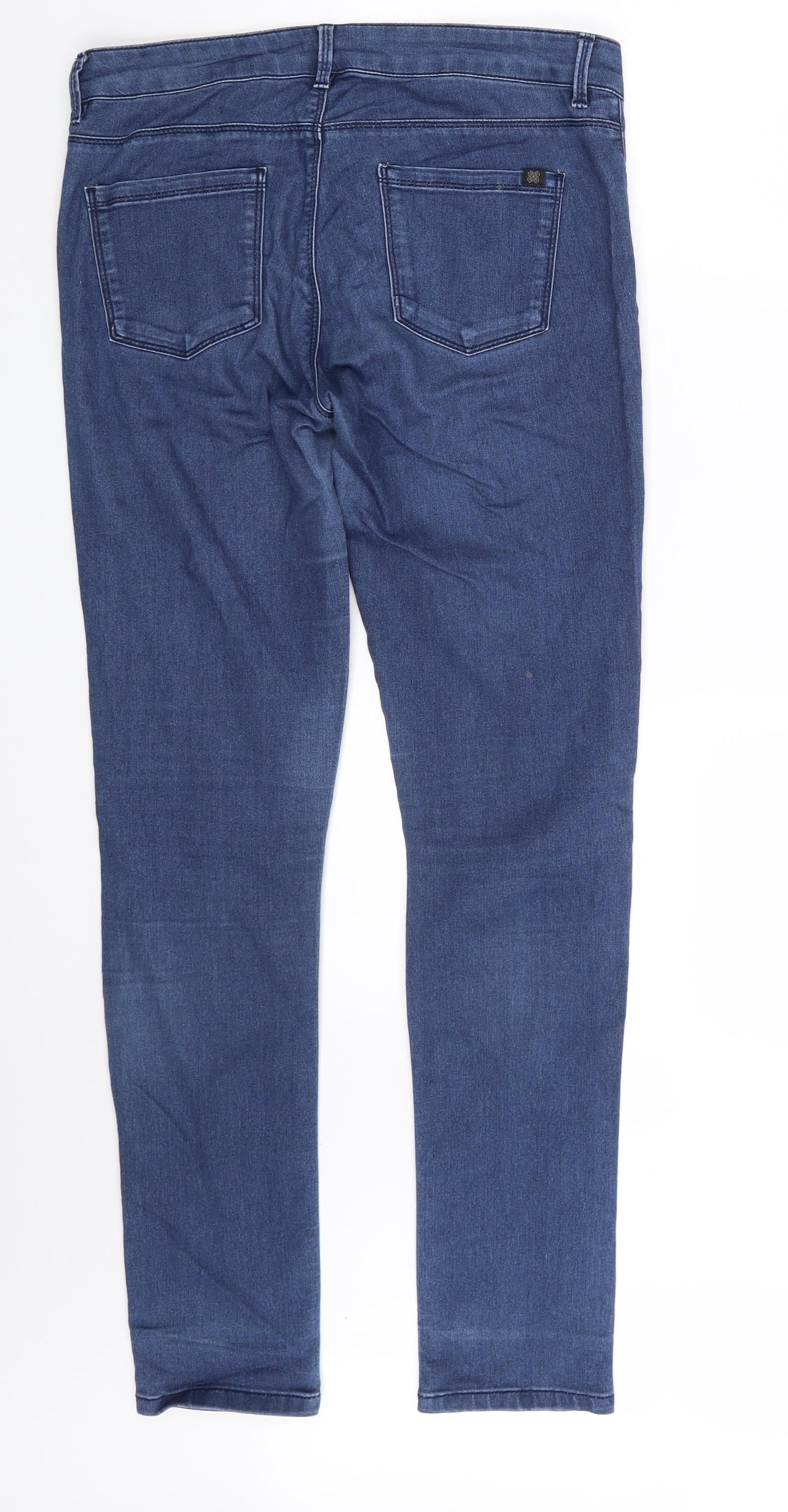 Womens UK Size One Size Preworn  Jegging Blue Leggings