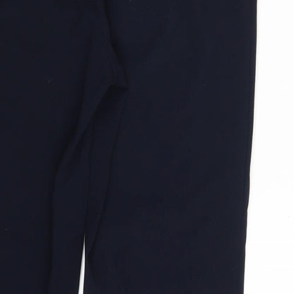 M&S Womens Blue   Dress Pants Trousers Size 16 L30 in