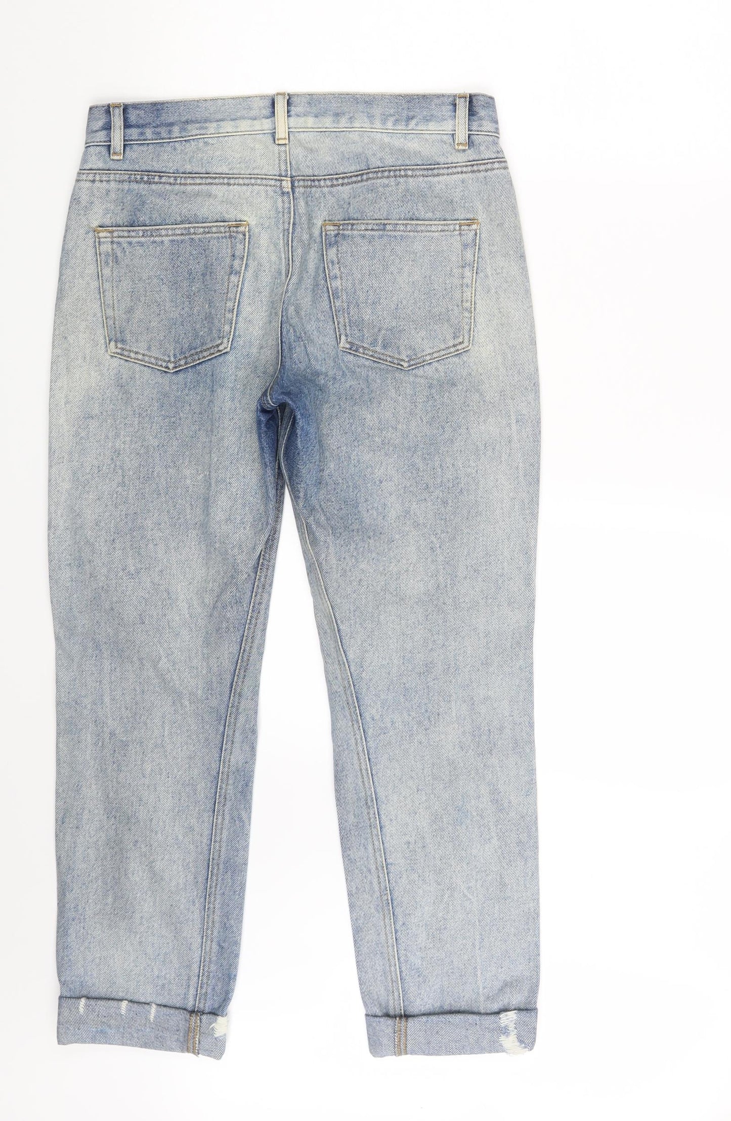 Womens UK Size 10 Warehouse Slim Fit Straight Blue Jeans