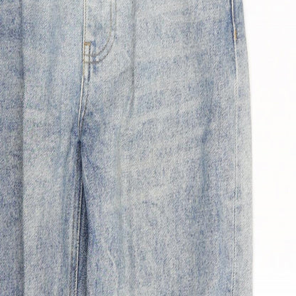 Womens UK Size 10 Warehouse Slim Fit Straight Blue Jeans