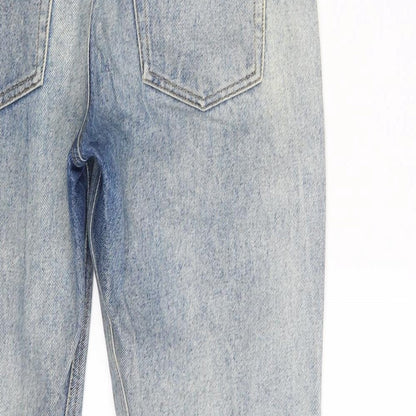 Womens UK Size 10 Warehouse Slim Fit Straight Blue Jeans