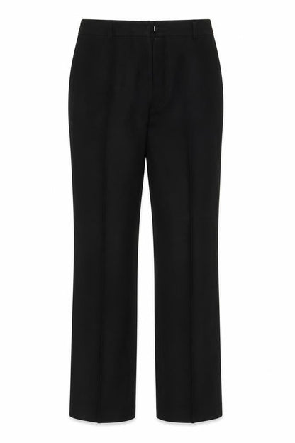 Womens UK Size 10 Papaya Regular Fit Dress Pants Black Trousers
