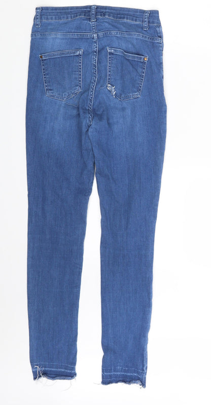 Womens UK Size 10 Preworn Slim Fit Skinny Blue Jeans