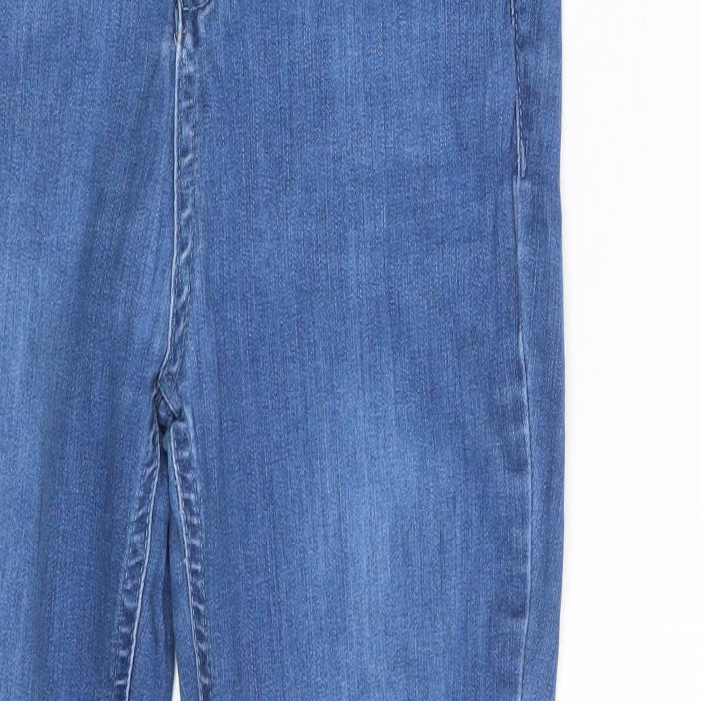 Womens UK Size 10 Preworn Slim Fit Skinny Blue Jeans