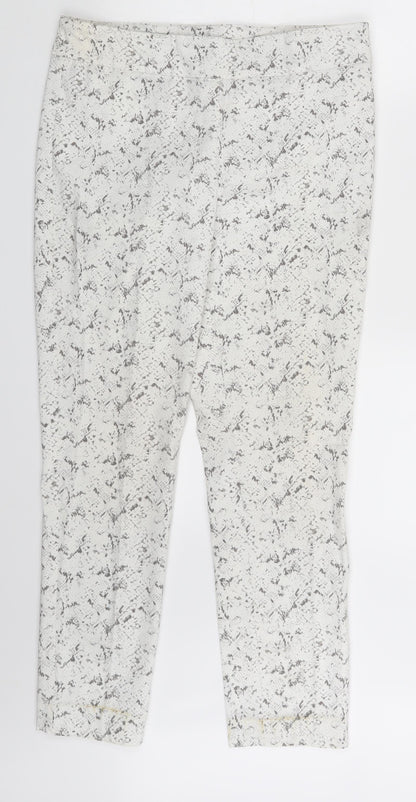 Womens UK Size One Size Preworn  Jegging White Leggings