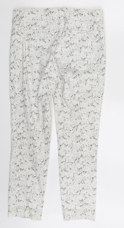 Womens UK Size One Size Preworn  Jegging White Leggings