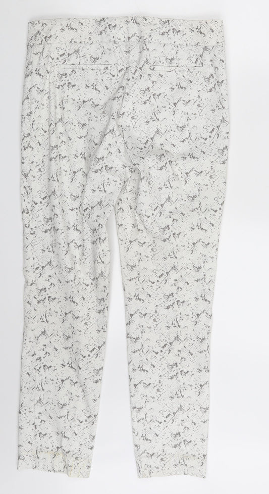 Womens UK Size One Size Preworn  Jegging White Leggings