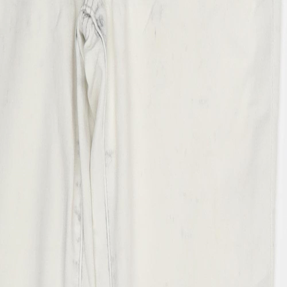 Denim Co. Womens White  Denim Skinny Jeans Size 8 L30 in