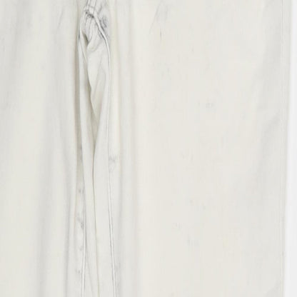 Denim Co. Womens White  Denim Skinny Jeans Size 8 L30 in