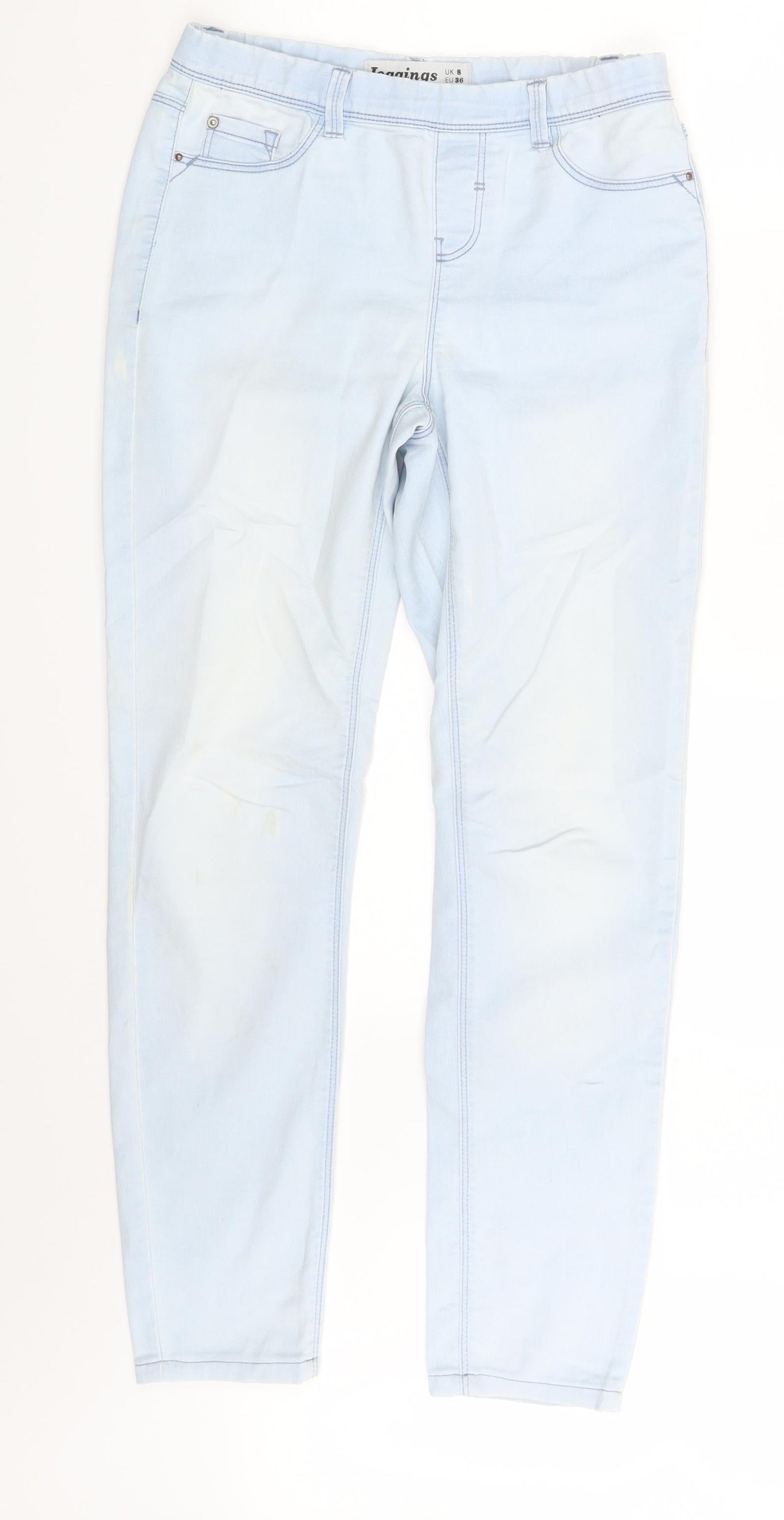 Womens UK Size 8 New Look  Jegging Blue Leggings