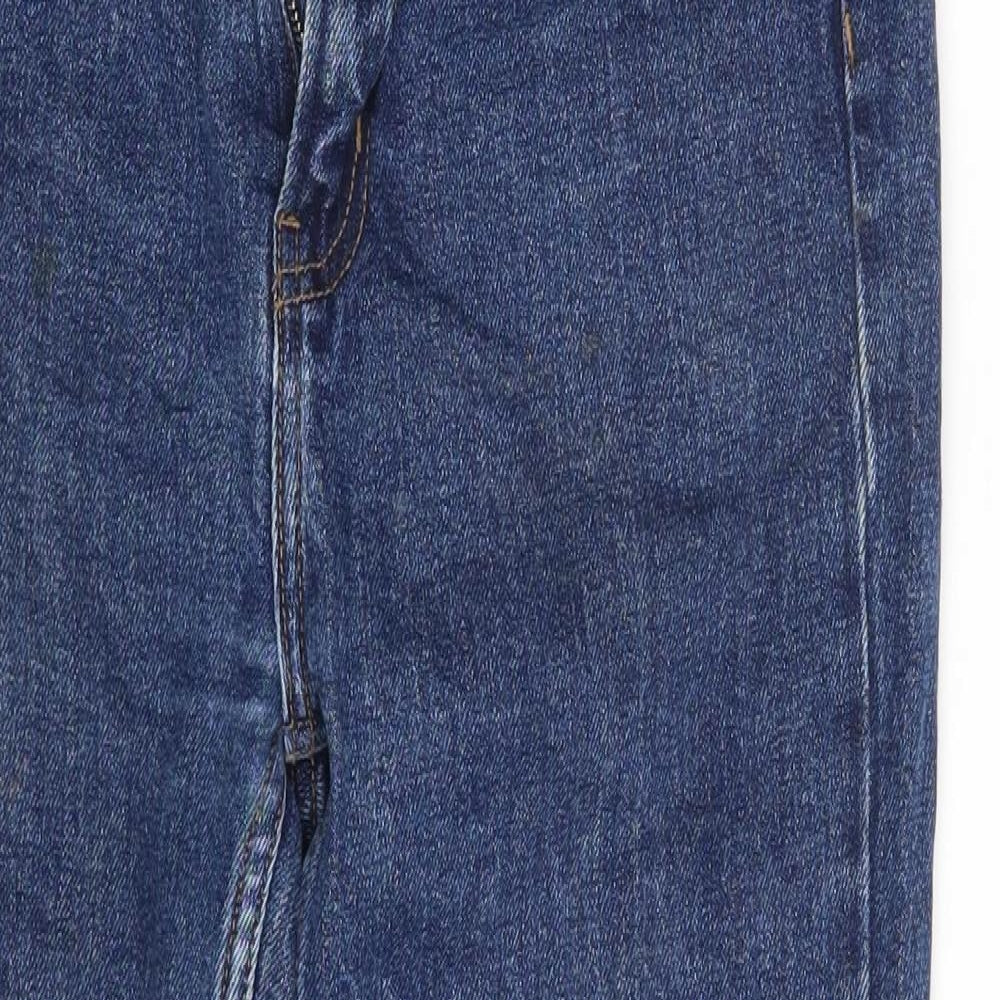 Denim Co. Womens Blue  Denim Cropped Jeans Size 10 L26 in