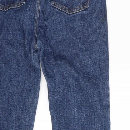 Denim Co. Womens Blue  Denim Cropped Jeans Size 10 L26 in