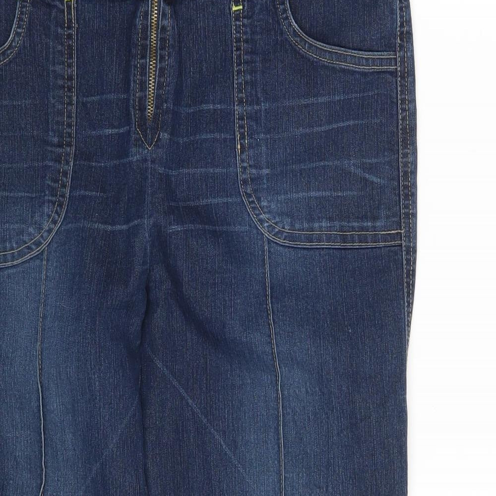 Jeanswear Womens Blue  Denim Straight Jeans Size 12 L23 in
