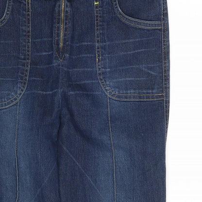 Jeanswear Womens Blue  Denim Straight Jeans Size 12 L23 in