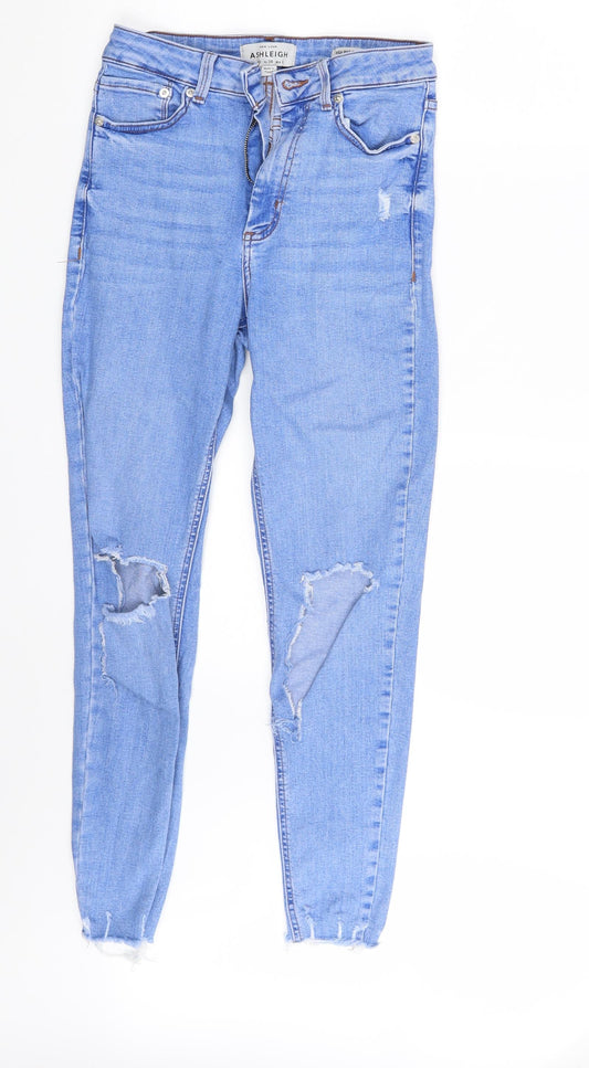 New Look Womens Blue  Denim Skinny Jeans Size 10 L26 in