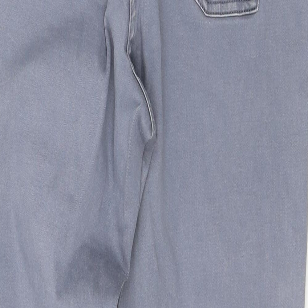 George Womens Grey  Denim Jegging Jeans Size 8 L28 in