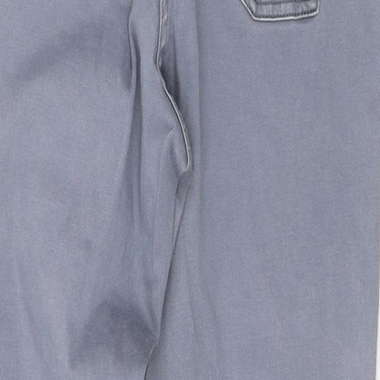 George Womens Grey  Denim Jegging Jeans Size 8 L28 in