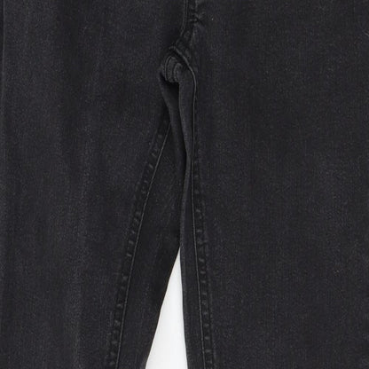 Denim & Co. Womens Grey  Denim Skinny Jeans Size 10 L29 in