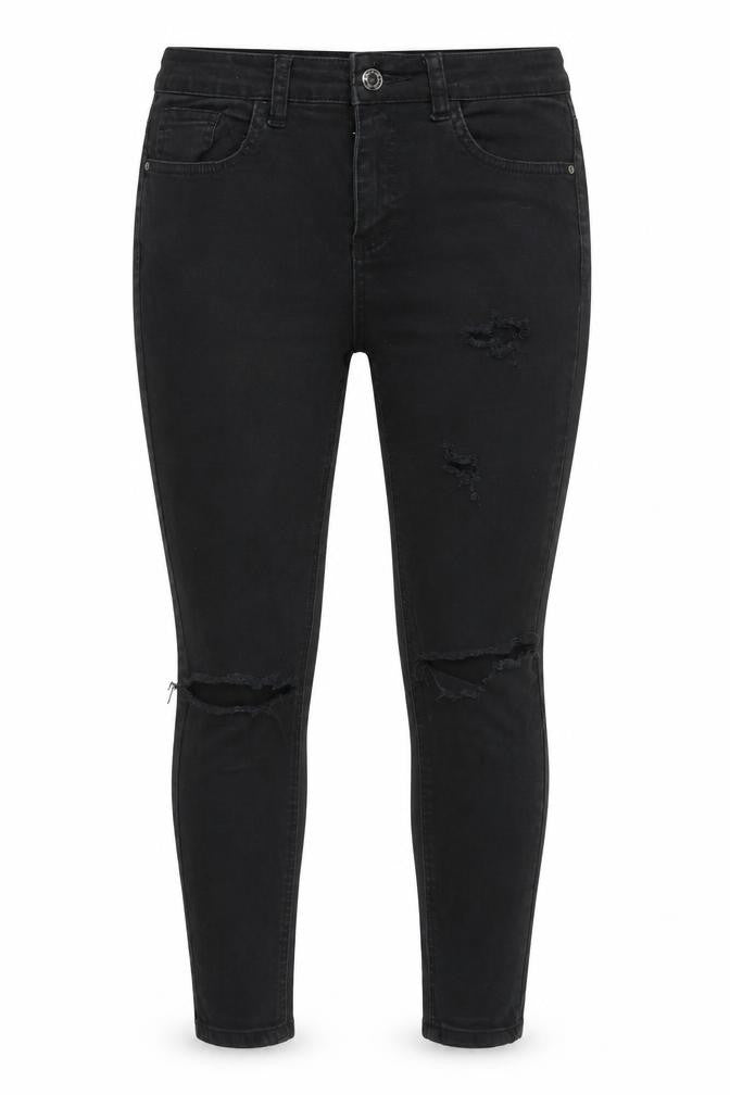 Womens UK Size 10 New Look Regular Fit Skinny Black Jeans