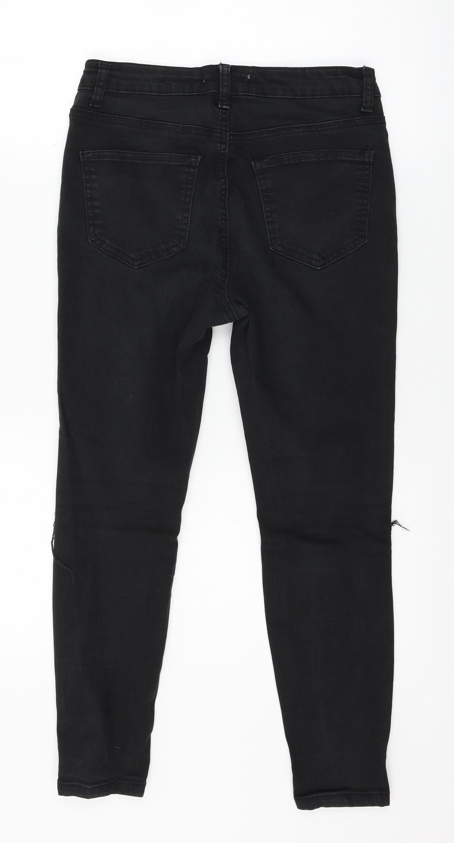 New Look Womens Black  Denim Skinny Jeans Size 10 L23 in