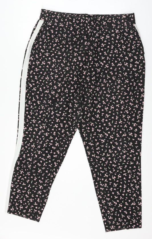 Womens UK Size 16 Clockhouse Regular Fit  Black Trousers
