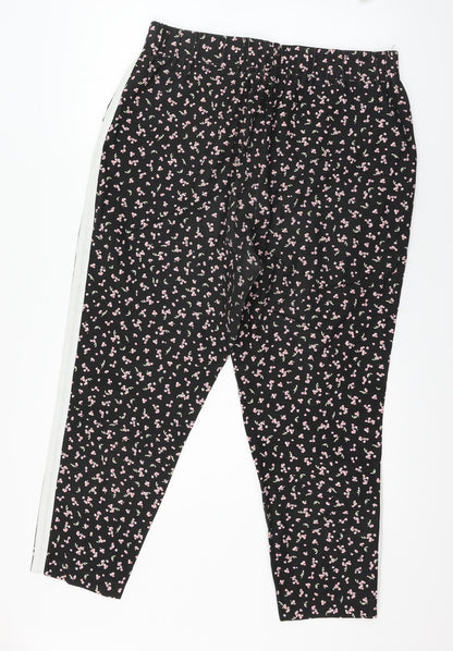 Womens UK Size 16 Clockhouse Regular Fit  Black Trousers