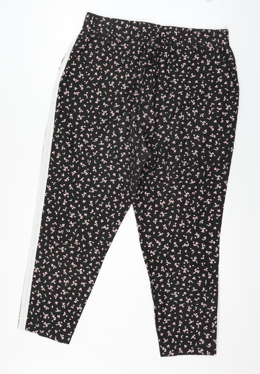 Womens UK Size 16 Clockhouse Regular Fit  Black Trousers
