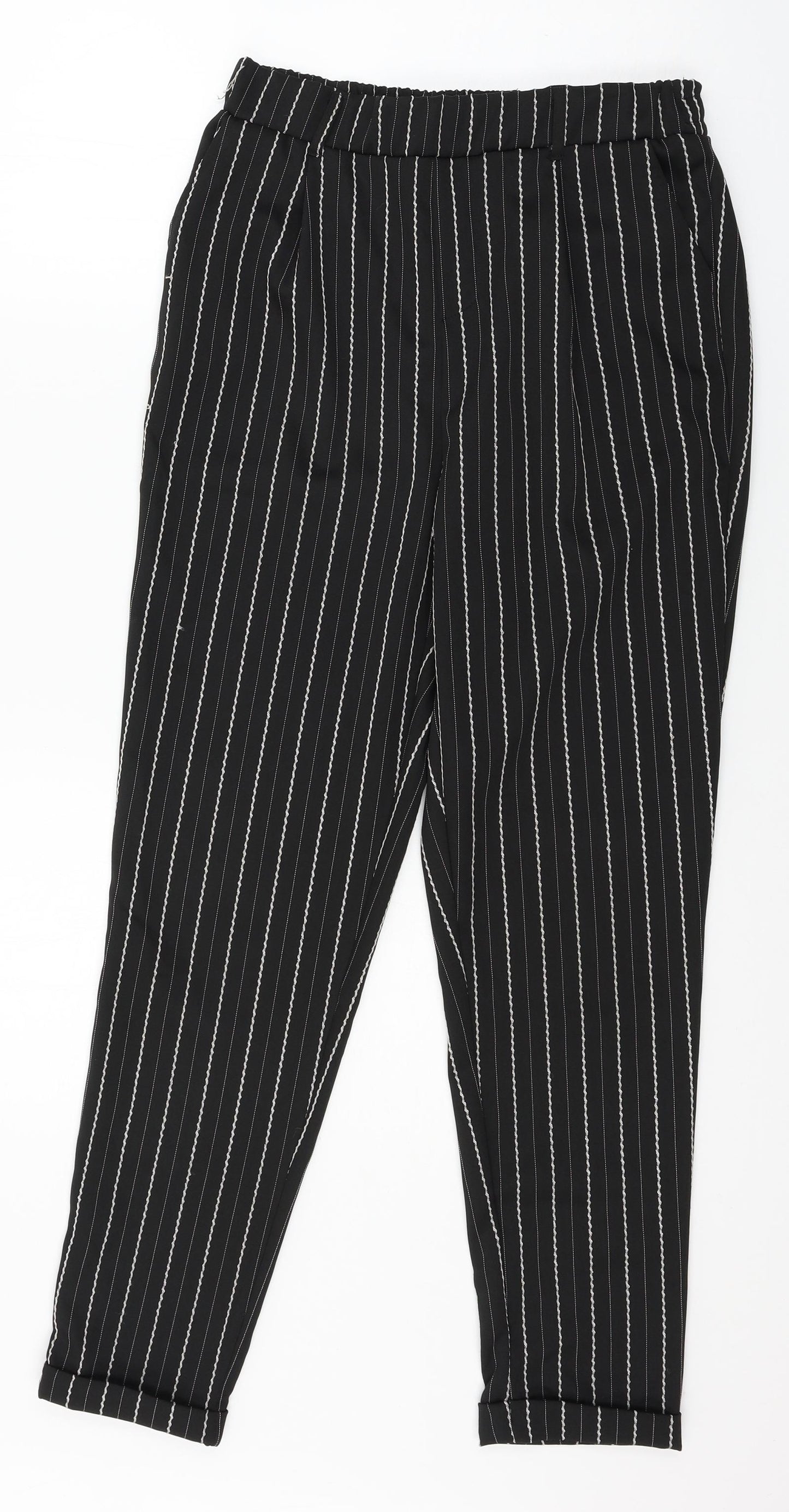 Womens UK Size 10 Select Regular Fit  Black Trousers