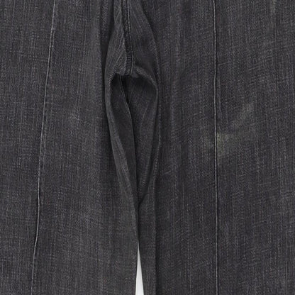 Planet Womens Grey  Denim Straight Jeans Size 14 L28 in