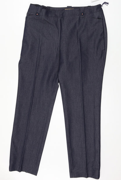 Les Essentiels Womens Blue   Trousers  Size 18 L27 in
