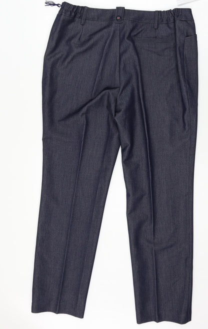 Les Essentiels Womens Blue   Trousers  Size 18 L27 in