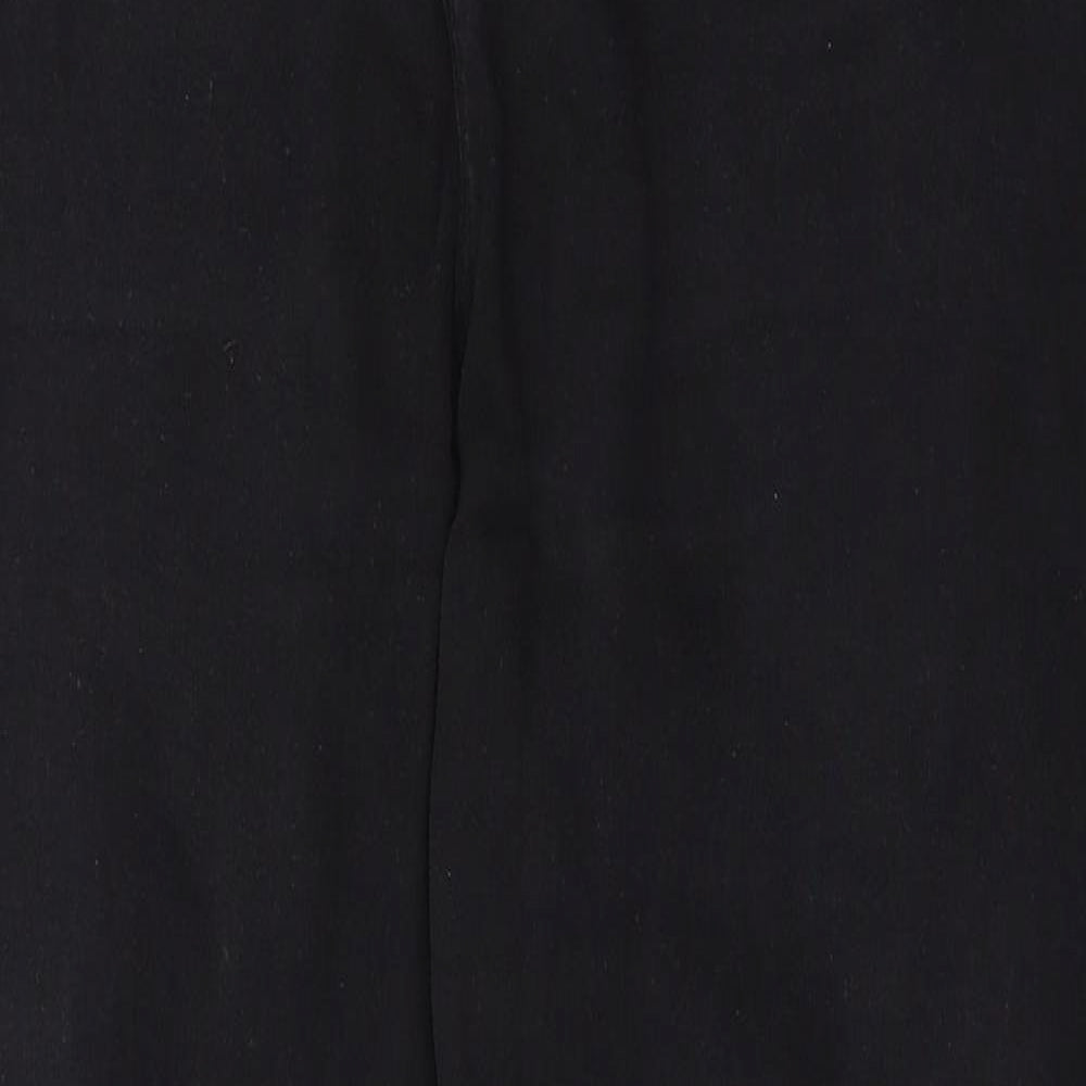 Misssguided Womens Black  Denim Skinny Jeans Size 12 L29 in